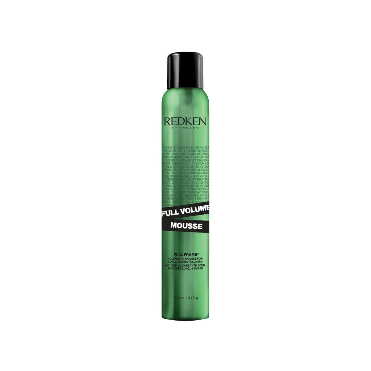 Redken Full Volume Mousse spray bottle for maximum lift and volume in fine or thin hair.