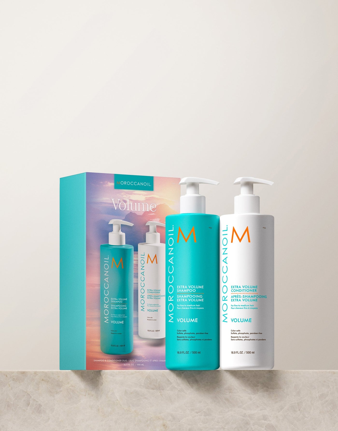 Extra Volume Shampoo & Conditioner Half-Liter Set