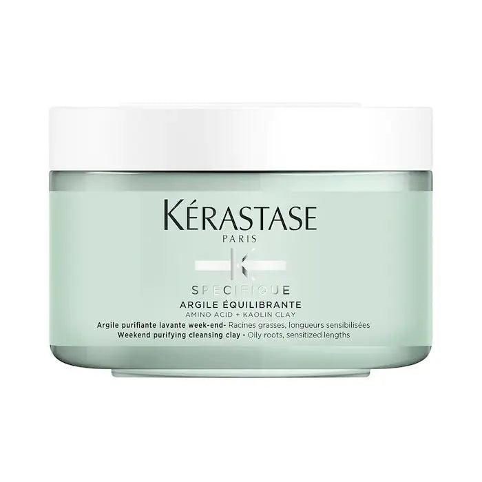 Kerastase Argile Équilibrante Purifying Clay Shampoo for oily hair, balancing scalp, and removing impurities.