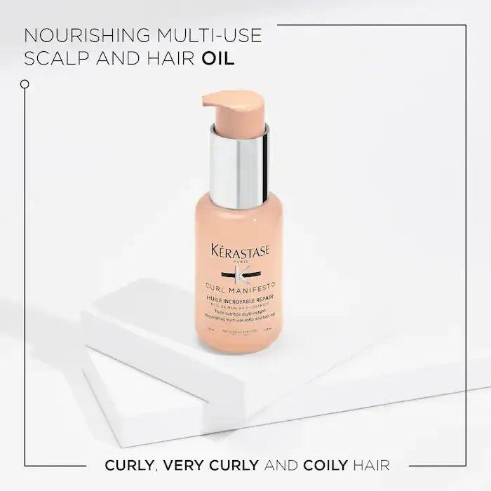 Kérastase Curl Manifesto Huile Sublime Repair hair oil for curly and coily hair, nourishing and multi-use.