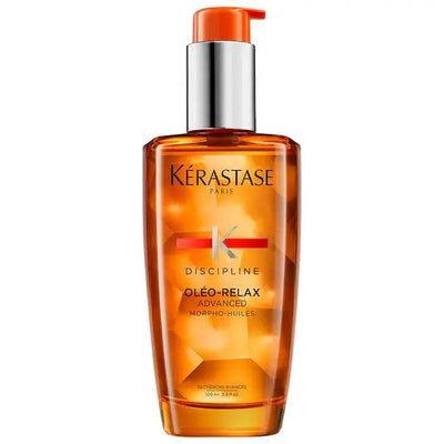 Kérastase Discipline Oléo-Relax Control-In-Motion Oil bottle for frizzy and unruly hair control.