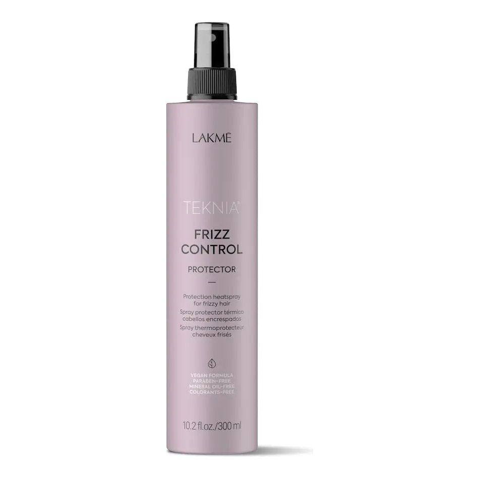 Fizz Control Protector by Lakme, 300ml spray bottle for detangling and controlling frizz in all hair types.