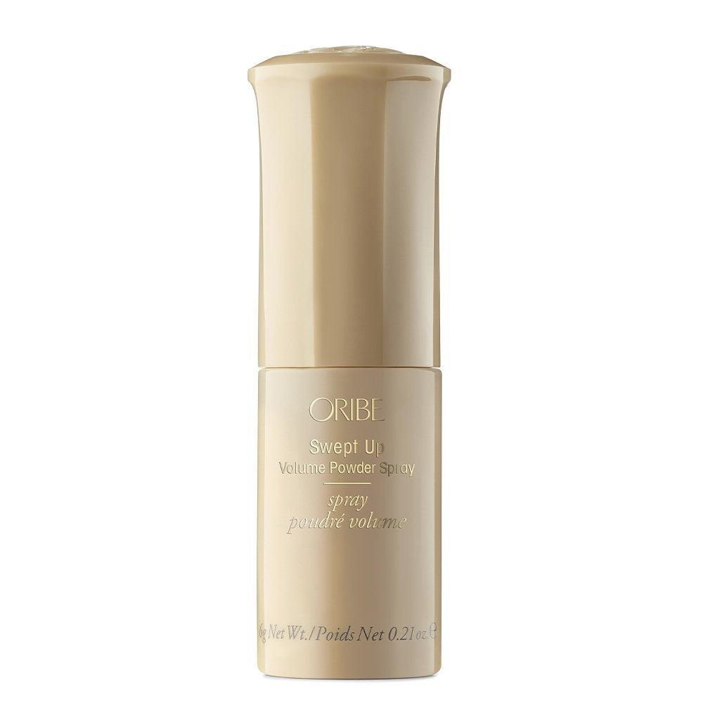 "Oribe Swept Up Volume Powder Spray bottle for hair volume"